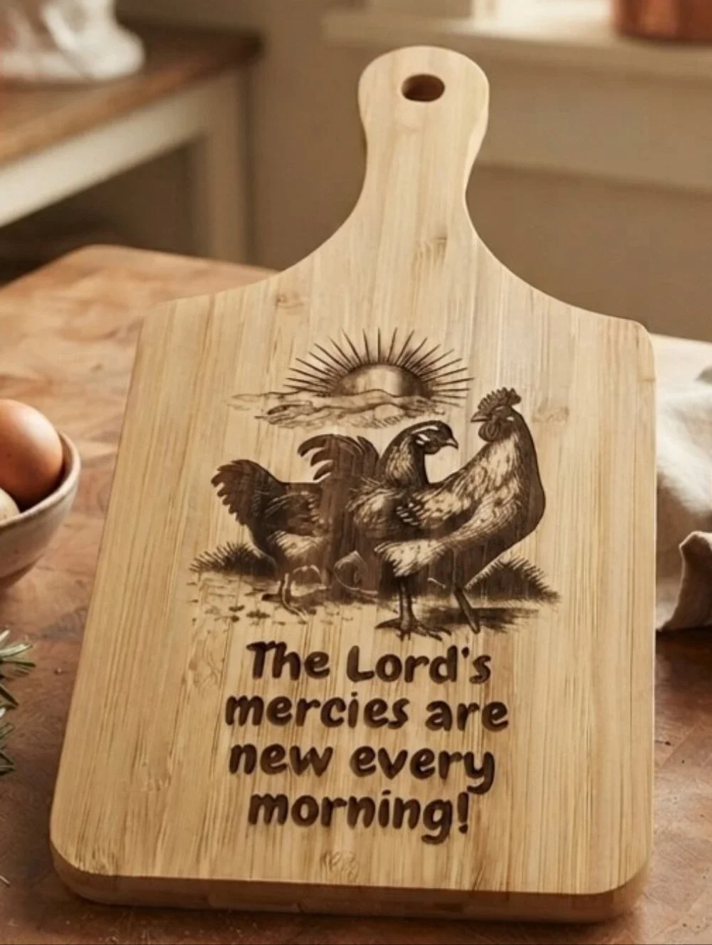 Bamboo Engraved Cutting Board